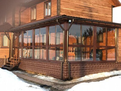 Остекление веранды ПВХ